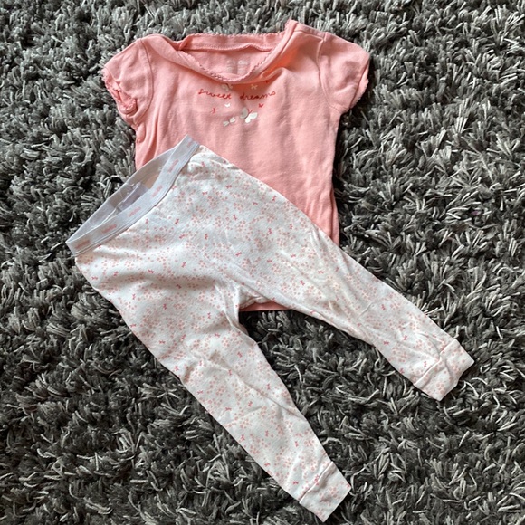 Lot of 5 18-24 month Girls baby Gap 100% cotton pajamas (1 glow-in-the-dark) - Picture 6 of 14